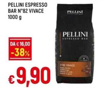 IperFamila PELLINI ESPRESSO BAR N°82 VIVACE 1000 g offerta