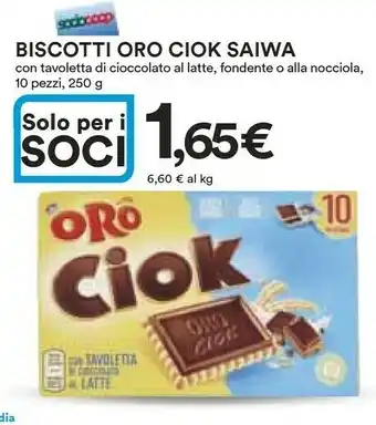Ipercoop Saiwa Snack offerta