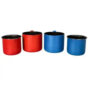 Franzy's Accademia mugnano bollilatte rosso e blu offerta