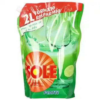 Franzy's Sole detersivo piatti ricarica limone 2lt offerta