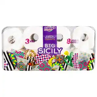 Franzy's Carta igienica franzy's big sicily 8 rotoli offerta