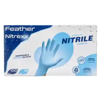 Franzy's Reflexx guanti in nitrile blu tg.m 100pz offerta