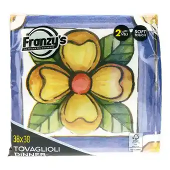 Franzy's Fz tovaglioli 30pz decoro limoni 38x38 offerta