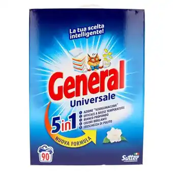 Franzy's General fustone detersivo bucato 90 misurini offerta