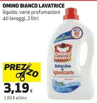 Coop Omino Bianco Lavatrice offerta
