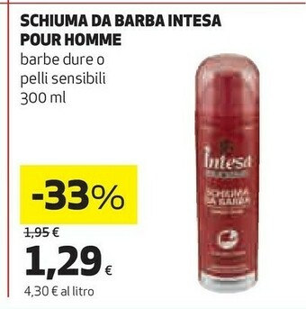 Coop Intesa Schiuma Da Barba Pour Homme offerta