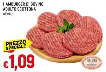 HAMBURGER DI BOVINO ADULTO SCOTTONA