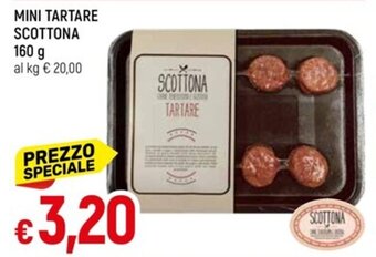 IperFamila MINI TARTARE SCOTTONA 160 g offerta