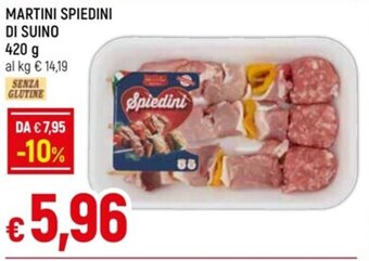 IperFamila MARTINI SPIEDINI DI SUINO 420 g offerta