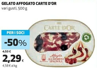 Coop Carte D'Or - Affogato Al Caffè 500 G(ml) offerta