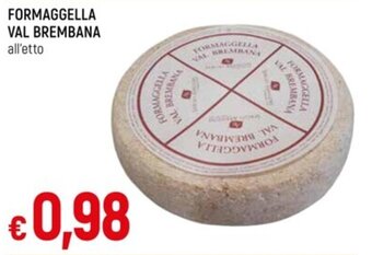 IperFamila FORMAGGELLA VAL BREMBANA offerta