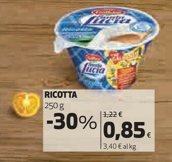 Coop Galbani Santa Lucia Ricotta 250 G(ml) offerta
