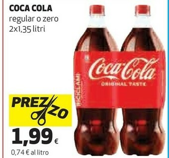 Coop Coca Cola Regular O Zero offerta