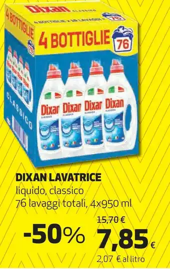 Coop Dixan Detersivo Lavatrice Liquido / Classico offerta