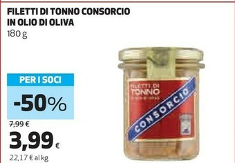 Coop Consorcio Filetti Di Tonno In Olio Di Oliva offerta