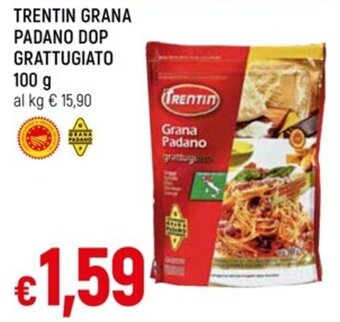 IperFamila TRENTIN GRANA PADANO DOP GRATTUGIATO 100 g offerta