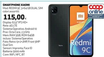 Coop Xiaomi Smartphone android offerta