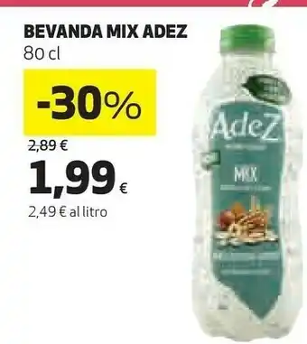 Coop Adez - Sorprendente Soia Gusto Delicatamente Dolce 800 G(ml) offerta