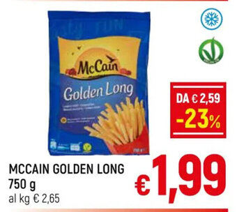 A&O MCCAIN GOLDEN LONG 750 g offerta