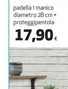Coop Coop Padella 1 Manico Diametro 28 Cm + Proteggipentola offerta