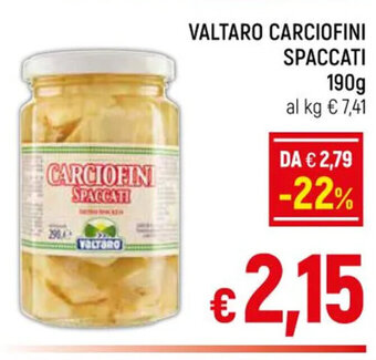 A&O VALTARO CARCIOFINI SPACCATI 190 g offerta