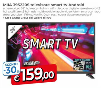 A&O MIIA 39S220S televisore smart tv Android offerta