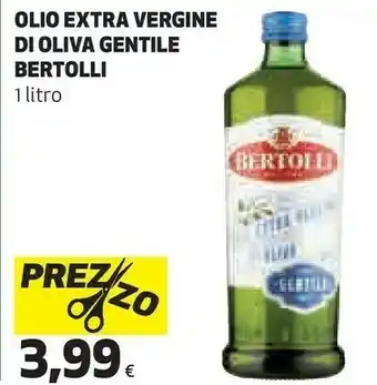 Coop Bertolli Olio Extra Vergine D'Oliva Gentile 1000 G(ml) offerta