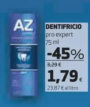 Coop Az Dentifricio Pro Expert 75 Ml offerta