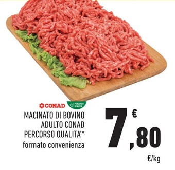 Conad MACINATO DI BOVINO ADULTO CONAD PERCORSO QUALITA' offerta