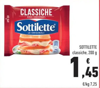 Conad SOTTILETTE classiche, 200 g offerta