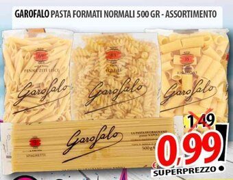 Il Genio Supermercato GAROFALO PASTA FORMATI NORMALI 500 GR-ASSORTIMENTO offerta
