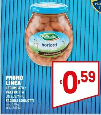 Metro Valfrutta Legumi offerta