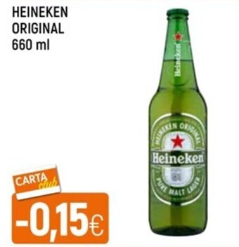 IperFamila HEINEKEN ORIGINAL 660 ml offerta