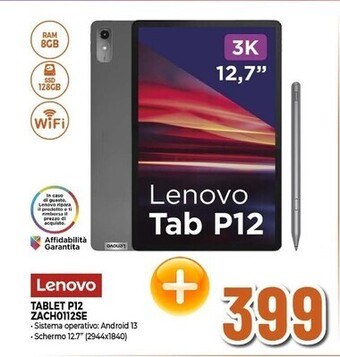 Expert Lenovo tablet p12 zach0112se offerta