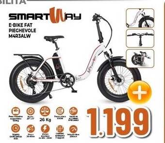 Expert Smartway e-bike fat pieghevole m4r3alw offerta