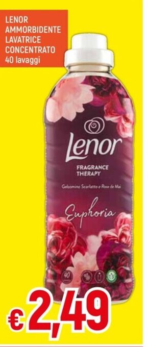 IperFamila LENOR AMMORBIDENTE LAVATRICE CONCENTRATO 40 lavaggi offerta