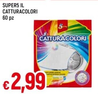 IperFamila SUPER5 IL CATTURACOLORI 60 pz offerta