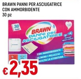 IperFamila BRAWN PANNI PER ASCIUGATRICE CON AMMORBIDENTE 30 pz offerta