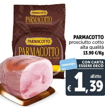 Gourmet Déco Parmacotto prosciutto cotto alta qualita offerta