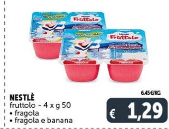 Gourmet Déco Nestlè fruttolo offerta