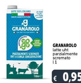 Gourmet Déco Granarolo latte uht parzialmente scremato offerta