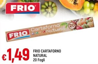 IperFamila FRIO CARTAFORNO NATURAL 20 Fogli offerta