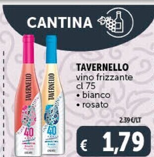 Gourmet Déco Tavernello vino frizzante offerta
