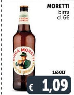 Moretti birra