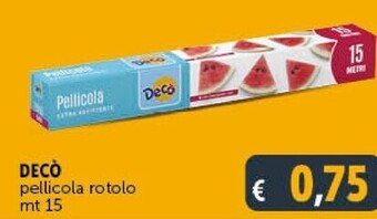 Gourmet Déco Deco pellicola rotolo offerta