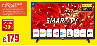 IperFamila LG 32LQ631C TELEVISORE SMART TV WEBOS offerta