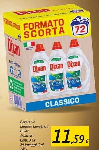 Carrefour Market Dixan detersivo liquido lavatrice offerta