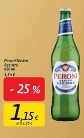Carrefour Market Peroni nastro azzurro offerta