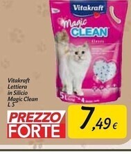 Carrefour Market Vitakraft lettiera in silicio magic clean offerta