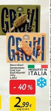 Carrefour Market Sammontana stecco gruvi offerta
